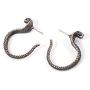 Boho Ethnic Cobra Snake Dangle Drop Earrings for Women Party Aniaml Earrings Hanging Hook Jewelry