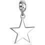 Red White Blue Stripe Holiday American USA Patriotic Flag Star Charm Bead For Women Teens 925 Sterling Silver Fits European Bracelet