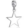 Red White Blue Stripe Holiday American USA Patriotic Flag Star Charm Bead For Women Teens 925 Sterling Silver Fits European Bracelet