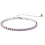 Shop LC Eternity Bridal Wedding Engagement Tennis Bracelet for Women Prom Jewellery Lady Gifts Round Cubic Zirconia CZ Classic Stainless Steel 7'' with 2'' Extender