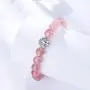 ZENI Tree of Life Bracelet, Natural Gemstone Bead Bracelet for Women, 8mm Stone Bead Bracelet with Silver Pendant, Crystal Agate Healing Jewelry Gift