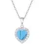 Christmas Gifts for Women Turquoise Necklace Sterling Silver Created Blue Turquoise Pendant December Birthstone Jewelry Gifts for Girls Wife Mom Grandma Her Yourself, 16+2 Inches Extender Christmas Gifts for Women Turquoise Necklace Sterling Silver Created Blue Turquoise Pendant December Birthstone Jewelry Gifts for Girls Wife Mom Grandma Her Yourself, 16+2 Inches Extender