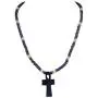 BlueRica Wood Ankh Cross of Life Pendant on Rasta Coconut Beads Necklace BlueRica Wood Ankh Cross of Life Pendant on Rasta Coconut Beads Necklace
