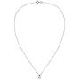 AeraVida Gleaming Mirror Fashion Crystal Cube Prism .925 Sterling Silver Pendant Necklace