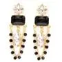 Mixed Crystal Rhinestone Cluster Chandelier Long Dangle Statement Earrings for Women- Art Deco Length 1.97in Mixed Crystal Rhinestone Cluster Chandelier Long Dangle Statement Earrings for Women- Art Deco Length 1.97in