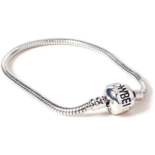 The Carat Shop Official Licensed Harry Potter Silver Charm Bracelet For Harry Potter Slider Charms (Available In 4 Sizes)