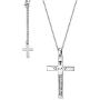 HN HNHB Christian Necklace Bible Verse God is Greater Than Highs and Lows Necklace Cross Faith Religious Jewelry for Women Birthdays First Communion Confirmations Christmas Baptisms Easter
