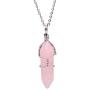 Paialco Jewelry Hand Wired Healing Crystal Point Chakra Pendant Necklace