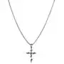 HZMAN Mens Vintage Silver Nail Cross Punk Gothic Stainless Steel Barbed Wire Pendant Necklacee 22+2 Inch HZMAN Mens Vintage Silver Nail Cross Punk Gothic Stainless Steel Barbed Wire Pendant Necklacee 22+2 Inch