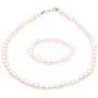 JSEA 8mm Faux Pearl Necklace Elastic Bracelet Jewelry Set Beige White Pink Fake Pearl Jewelry JSEA 8mm Faux Pearl Necklace Elastic Bracelet Jewelry Set Beige White Pink Fake Pearl Jewelry