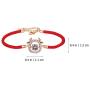 PRETYZOOM Chinese New Year Bracelet Red Rope Bracelet 2021 Year of Ox Bracelet Zodiac Sign Ox Bracelet Woman Jewelry Gift