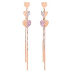 Jertom 14K Gold Plated Stud Earrings, Drop Dangle Long Earrings, Fashion Jewelry for Women Girls