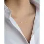 Yesteel Custom Name Necklace Personalized, 14K Gold Plated Personalized Necklaces for Women Name Jewelry, Gold Nameplate Necklaces for Teen Girls Gifts
