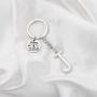 FUSTMW Initial Keychain Alphabet Initial Letter Key Ring Pendant Inspiration Gifts Believe in Yourself and You Will Unstoppable