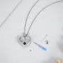 KINGWHYTE Urn Necklaces for Ashes for Women 925 Sterling Silver Two Tone Angel Heart Shape Cremation Jewelry for Ashes of Loved Ones Keepsake KINGWHYTE Urn Necklaces for Ashes for Women 925 Sterling Silver Two Tone Angel Heart Shape Cremation Jewelry for Ashes of Loved Ones Keepsake