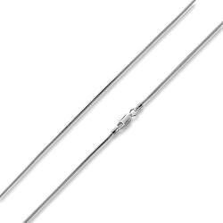 Pori Jewelers 925 Sterling Silver Italian Magic Snake Chain Necklace - 16''-30''