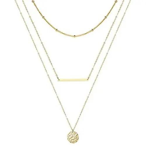 NOT Dainty Necklace Layered Necklace Bar Necklace Disc Necklace Coin Pendant Necklace Plated Casual Necklace for Women NOT Dainty Necklace Layered Necklace Bar Necklace Disc Necklace Coin Pendant Necklace Plated Casual Necklace for Women