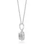 Gin & Grace 10K White Gold Genuine Aquamarine Diamond (I1,I2) Pendant for Women Gin & Grace 10K White Gold Genuine Aquamarine Diamond (I1,I2) Pendant for Women