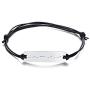 MPRAINBOW Custom Personalized Morse Code Secrect Message Adjustable Handmade Braided Link Bracelet for Men Women Fantastict Gift for Mom Dad Daughter Son Lover Friends