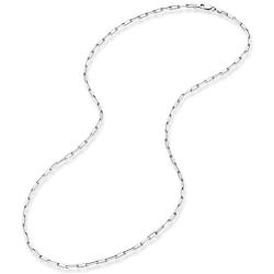 Miabella Solid 925 Sterling Silver Italian 3mm Paperclip Link Chain Necklace for Women Men, 16, 18, 20, 22, 24, 26, 30 Inch Made in Italy