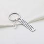 KUIYAI Plato Quote Keychain Music Gives a Soul to The Universe Keyring Gift for Musicians and Music Teachers Music Lover