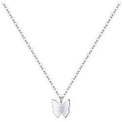 Turandoss Initial Butterfly Necklaces for Girls - Dainty 14K Gold Filled Handmade Personalized Letter Butterfly Choker Necklaces for Women Girls Jewelry Gifts