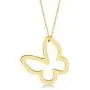 Gelin 14k Gold Butterfly Pendant Necklace for Women, 18'' Gelin 14k Gold Butterfly Pendant Necklace for Women, 18''