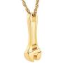 Wrench Tool Cremation Jewelry for Ashes Stainless Steel Keepsake Urn Pendant Locket Memorial Necklace for Ashes Holder for Women Men