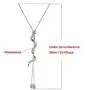 Hslsmxy Women Long Necklace Fox Snake Serpent Swan Dancing Girl Shaped Crystal Pendant Necklaces Sweater Casual Formal Dressing Decoration Fashion Jewelry for Girls Friends