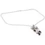 NOVICA Cream Cultured Freshwater Pearl Amethyst Rhodium Plated Silver Necklace, 18'' Sincerely Yours NOVICA Cream Cultured Freshwater Pearl Amethyst Rhodium Plated Silver Necklace, 18'' Sincerely Yours