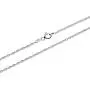 14K Gold 1.0MM Thin Rope Chain Necklace- Available in Yellow, White or Rose-14''-24''