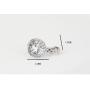Crystalline Azuria Jewelry Sets for Women - Premium Wedding Jewelry Sets - Bridal Jewelry Set with Necklace and Earring for Bride - Cubic Zirconia Bridesmaid Jewelry - Fashion Prom Costume Jewelry