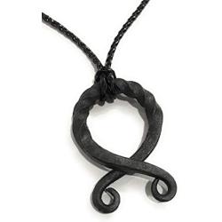 Forged Troll Cross Viking Pendant, Viking Necklace, Viking Jewelry, Viking Pendant, Iron Pendant
