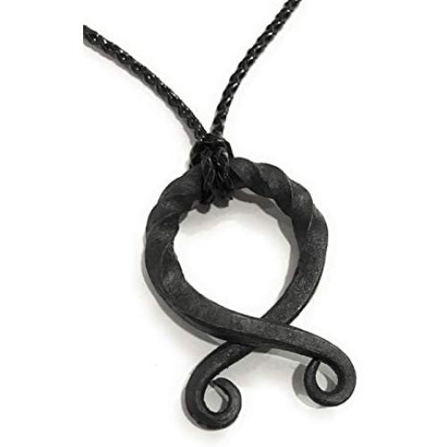 Forged Troll Cross Viking Pendant, Viking Necklace, Viking Jewelry, Viking Pendant, Iron Pendant