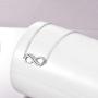 YFN Infinity Necklace Sterling Silver Infinity Love Pendant Necklace Cubic Zirconia Infinity Jewelry for Women Gifts