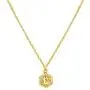 Gold Hexagon Initial Necklace for Girl,Letter A-Z Personlized Name Jewelry Engraved Alphabet Necklace for Teen Girls