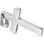 FIVE CENTS Christian Cross Pendant Necklace for Men Women Stainless Steel Jewelry Jeasus Cross Necklace