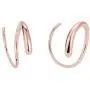 Small Spiral Huggie Hoop Earrings 14k Gold Over Sterling Silver, 0.51 Inch Small Spiral Huggie Hoop Earrings 14k Gold Over Sterling Silver, 0.51 Inch