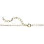 14K Yellow Gold-Plated Genuine Diamond Accent Wrapped Cross Earring and Necklace Set 18''-20''