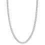 Miabella Solid 925 Sterling Silver Italian 3.5mm Diamond Cut Cuban Link Curb Chain Necklace for Women Men 16, 18, 20, 22, 24, 26, 30 Inch Made in Italy