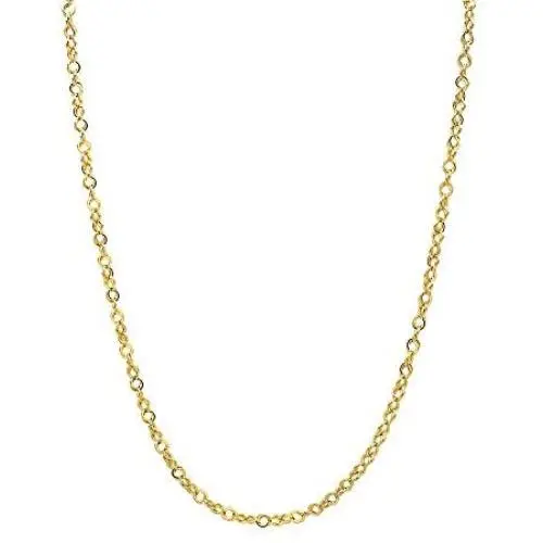 10K Solid Yellow Gold 4.0MM Corda/Open Rope Link Chain Necklace- Made in Italy 10K Solid Yellow Gold 4.0MM Corda/Open Rope Link Chain Necklace- Made in Italy