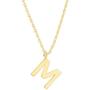 PAVOI 14K Gold Plated Initial Necklace | Letter Necklaces for Women