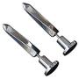 Punk Nails Earrings 316L Titanium Steel Puncture Piercing Exaggerated Screw Stud Earrings for Men Jewelry