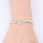 PLITI in Memory of Bracelet Memorial Jewelry Sympathy Gift Remembering Loss of Loved One Gift Sometimes I Just Look Up Smile And Say I Know That Was You Rose Gold Bangle