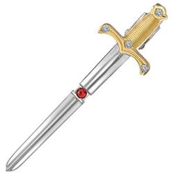 Yoursfs Personalised Tie Clips for Men Novelty Sword Tie Clip Tie Pin for Mens Tie