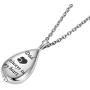 GLDZ Cremation Urn Necklace for Ashes Urn Jewelry Always in My Heart Memorial Pendant with Fill Kit