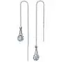 Kainier Drop Dangle Earrings CZ Tear Drop Style 14K Gold Plated Cubic Zirconia Thread Dangling Earrings for Women and Girls Kainier Drop Dangle Earrings CZ Tear Drop Style 14K Gold Plated Cubic Zirconia Thread Dangling Earrings for Women and Girls