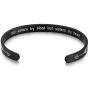 Inspirational Cuff Bracelet Gifts for Women Men Hidden Message Mantra Personalized Birthday Bangle Jewelry