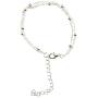 Yves Renaud 7'' Layered Silver-Gold Plated Adjustable Ball Bracelet with 2'' Extender. Dainty Simple and Elegant - Hypoallergenic Fashion Jewelry for Women Girls