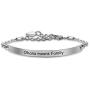 G-Ahora Ohana Bracelet Hibiscus Charm Jewelry Inspired from Stitch Lilo Hawaiian Bracelet(Ohana CBR) (Ohana CBR)
